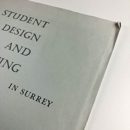 Student Design and Printing in Surrey | Leaflet | Guildford School of Art 1957-8
