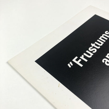 Folding card for John Mitchell Frustums and Fillers un omaggio a Giorgio Morandi | Wimbledon School of Art, 1994