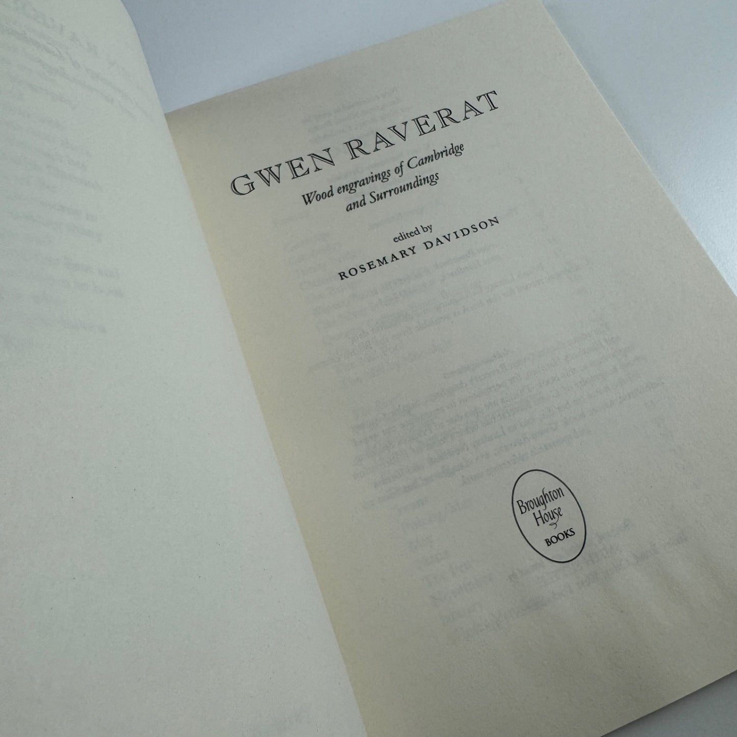 Gwen Raverat Wood engravings of Cambridge and Surroundings ed Rosemary Davidson | Broughton House Books, 2003