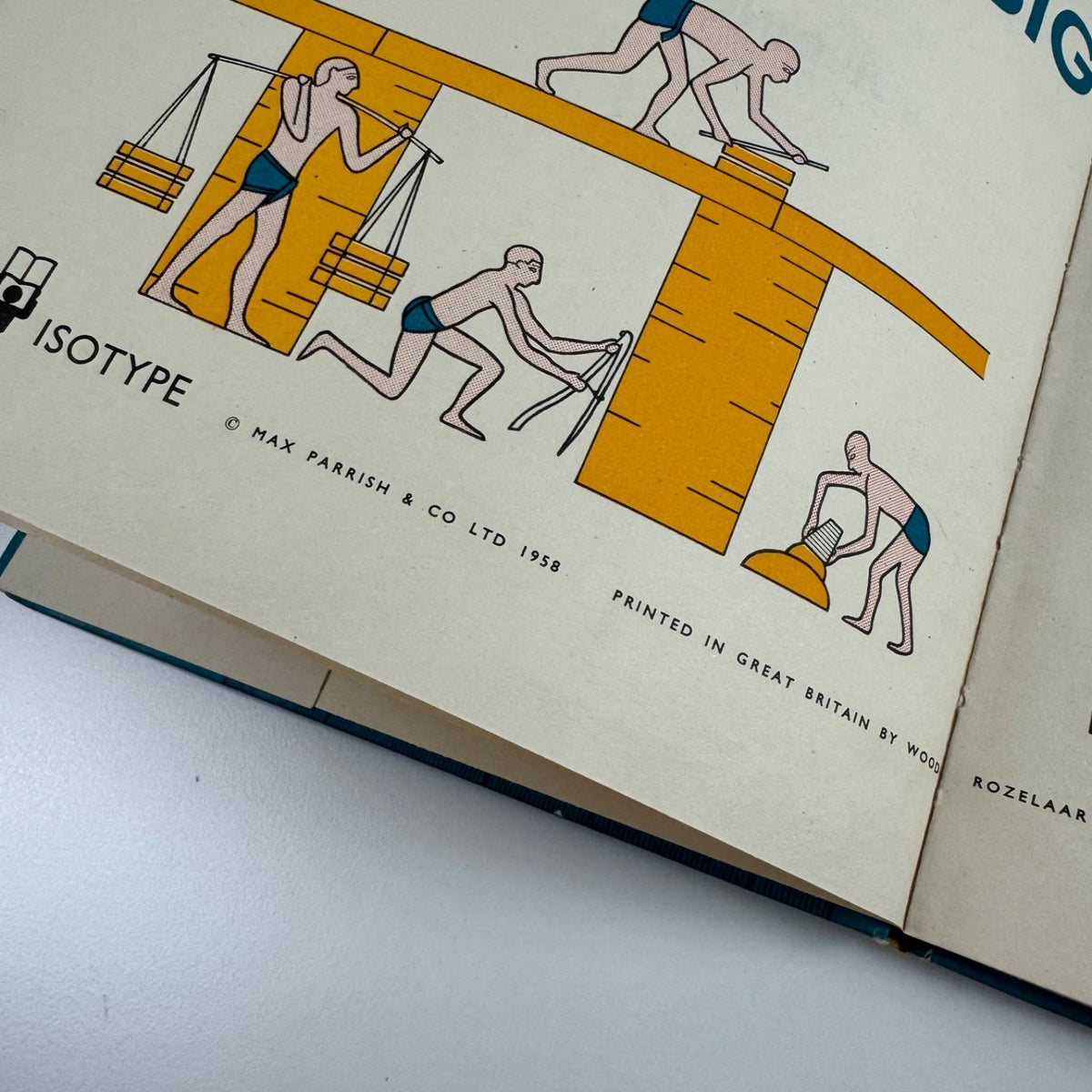Building Big Things by Marie Neurath | Max Parrish, London, 1958 Isotype Institute