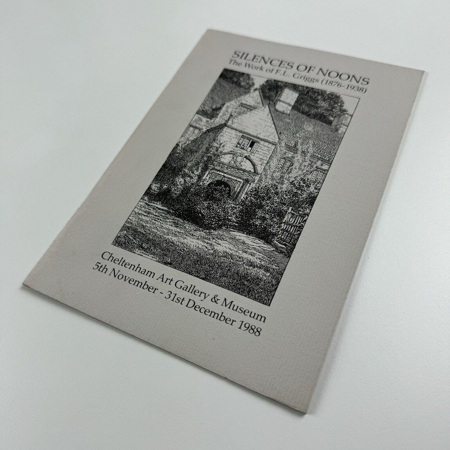 Silences of Noons – The Work of F. L. Griggs (1876-1938) | Cheltenham Art Gallery & Museum, 1988