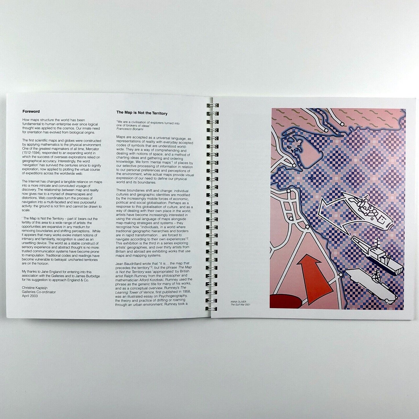 The Map is Not the Territory part iii | James Hockey & Foyer Gallery, 2003