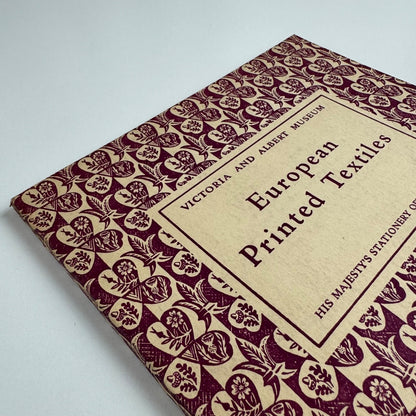 European Printed Textiles. Large Picture Book No. 4. V&A, HMSO, 1949