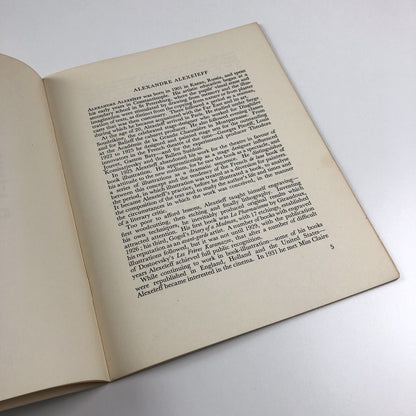 Alexandre Alexeïeff | National Library of Scotland exhibition catalogue, 1967