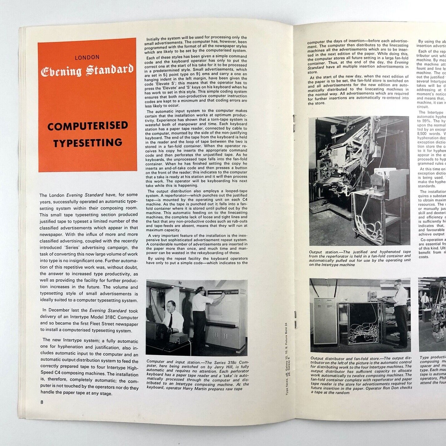 Interludes journal, Spring 1968 issue | Harris-Intertype Limited