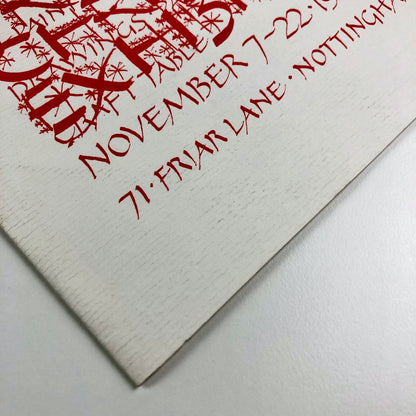 Nottingham Society of Artists | Pre-Christmas exhibition, November 1987