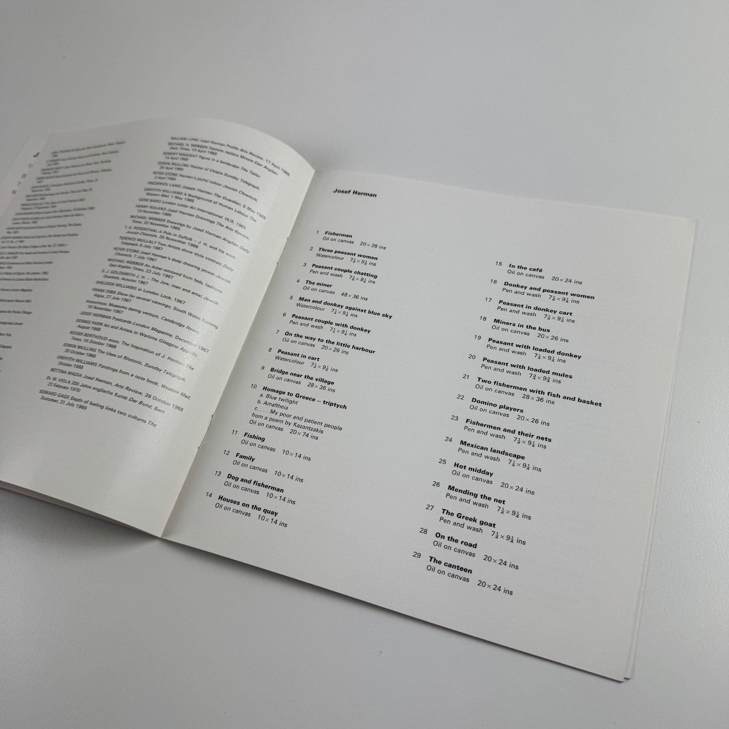 Josef Herman | Roland, Browse and Delbanco, 1971