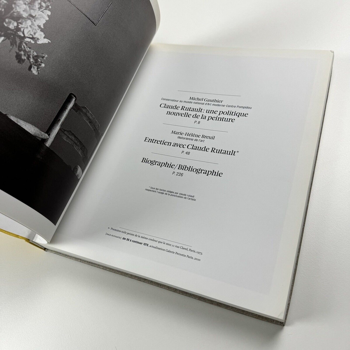 Claude Rutault by Michel Gauthier and Marie-Hélène Breuil | Flammarion, 2010