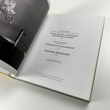 Claude Rutault by Michel Gauthier and Marie-Hélène Breuil | Flammarion, 2010