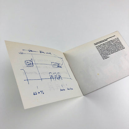 The Unemployed Works – An Intervention by Frederick Bell & Marc Schepers | Exhibition leaflet, Thibaut Verhoeven in 2004