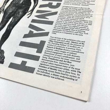 Aftermath. France 1945-54. New Images of Man | Barbican exhibition guide, 1982