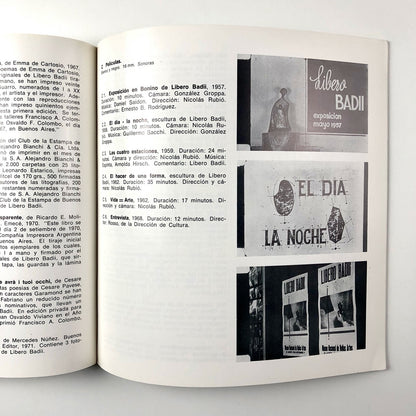 Libero Badii. Labor Gráfica | Museo Nacional de Bellas Artes, Buenos Aires 1972 | Exhibition catalogue