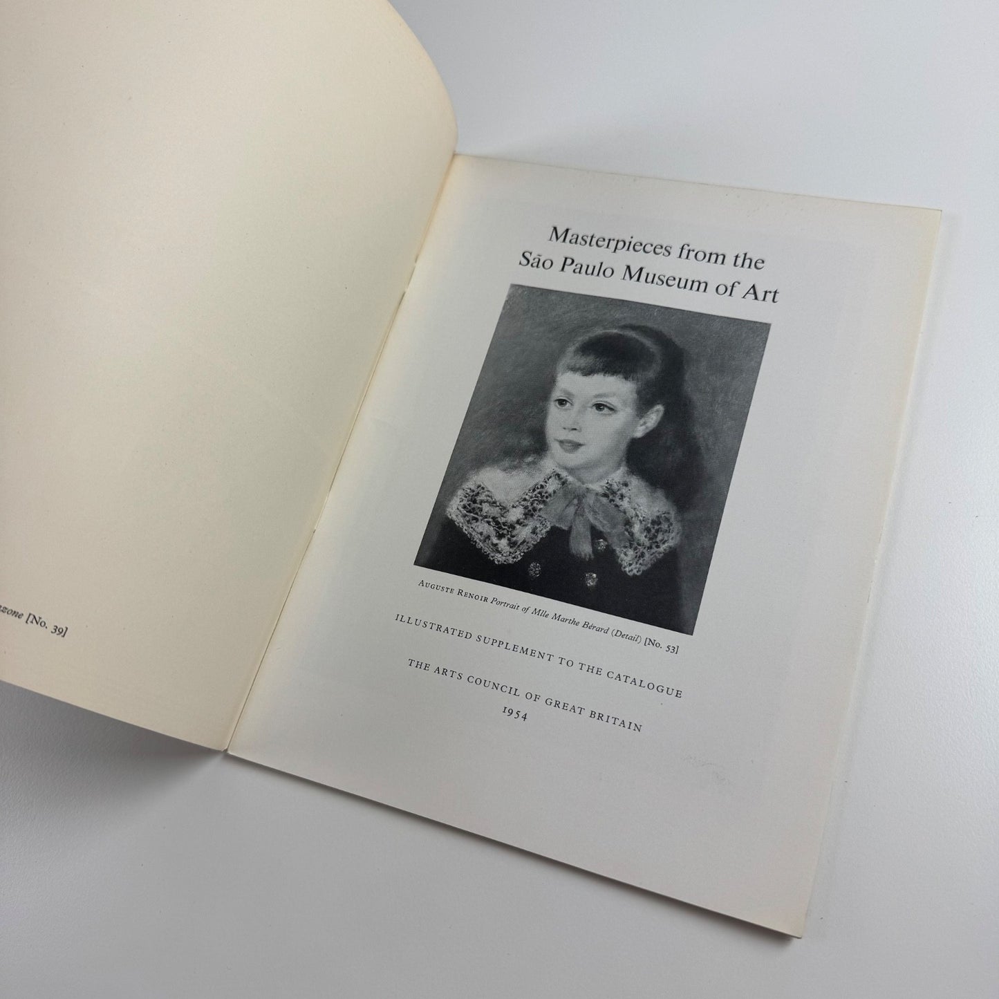 Masterpieces from the Sāo Paulo Museum of Art illustrations supplement | Arts Council, 1954