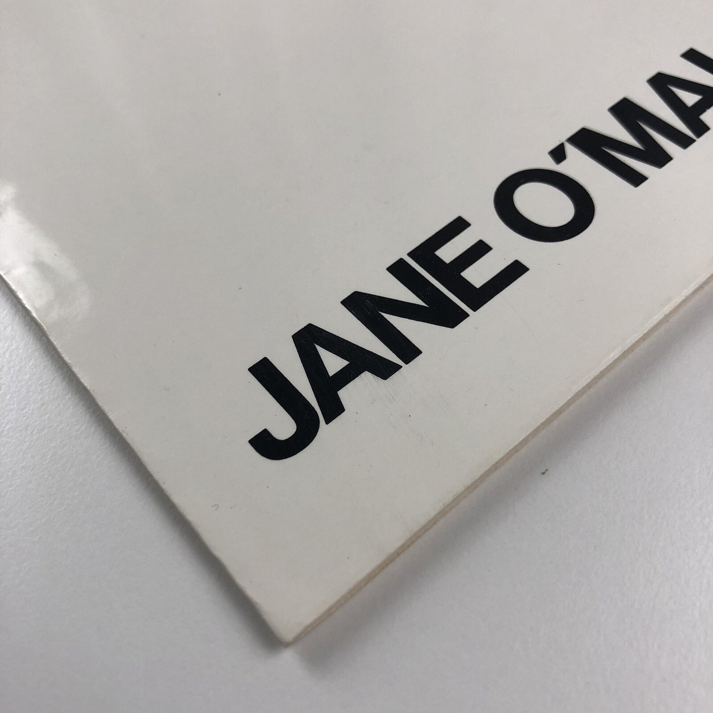 Folded card – Jane O'Malley | Taylor Galleries Dublin, 1981