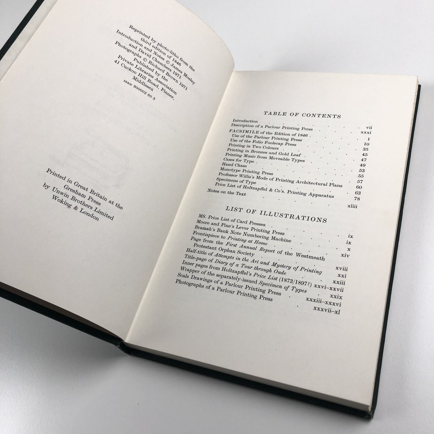 Holtzapffel’s Printing Apparatus for the use of amateurs | James Mosley | Private Libraries Association, 1971