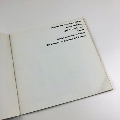 Nebraska Art Association LXXIIII | Lincoln Sheldon Museum of Art Gallery catalogue, 1965