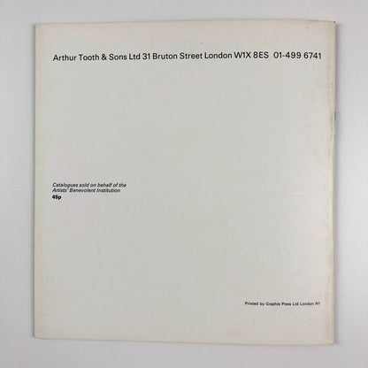 Critic's Choice exhibition catalogue | Richard Cork | Arthur Tooth, 1973