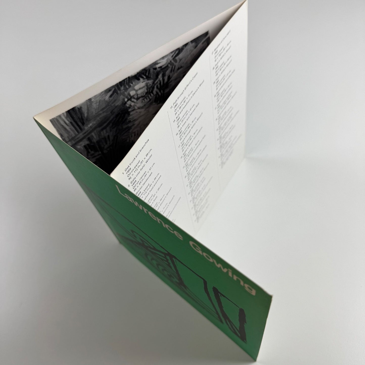 Lawrence Gowing | Marlborough Fine Art Jan 1965 cat. 152 design Gordon House