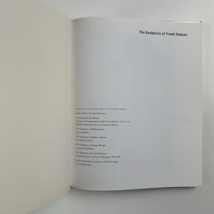 The Sculpture of Frank Dobson by Neville Jason & Lisa Thompson-Pharoah | Lund Humphries, 1994