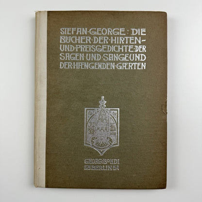 Die Bücher der Hirten- und Preisgedichte by Georg Stefan | Georg Bondi, 1923