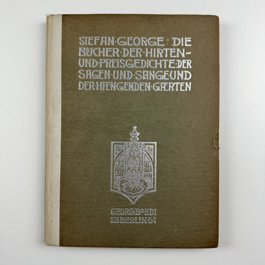 Die Bücher der Hirten- und Preisgedichte by Georg Stefan | Georg Bondi, 1923