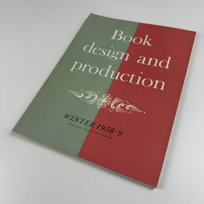 Book Design and Production | Vol 1 No 4 1958/9 | Printing News Ltd | Edited by James Moran