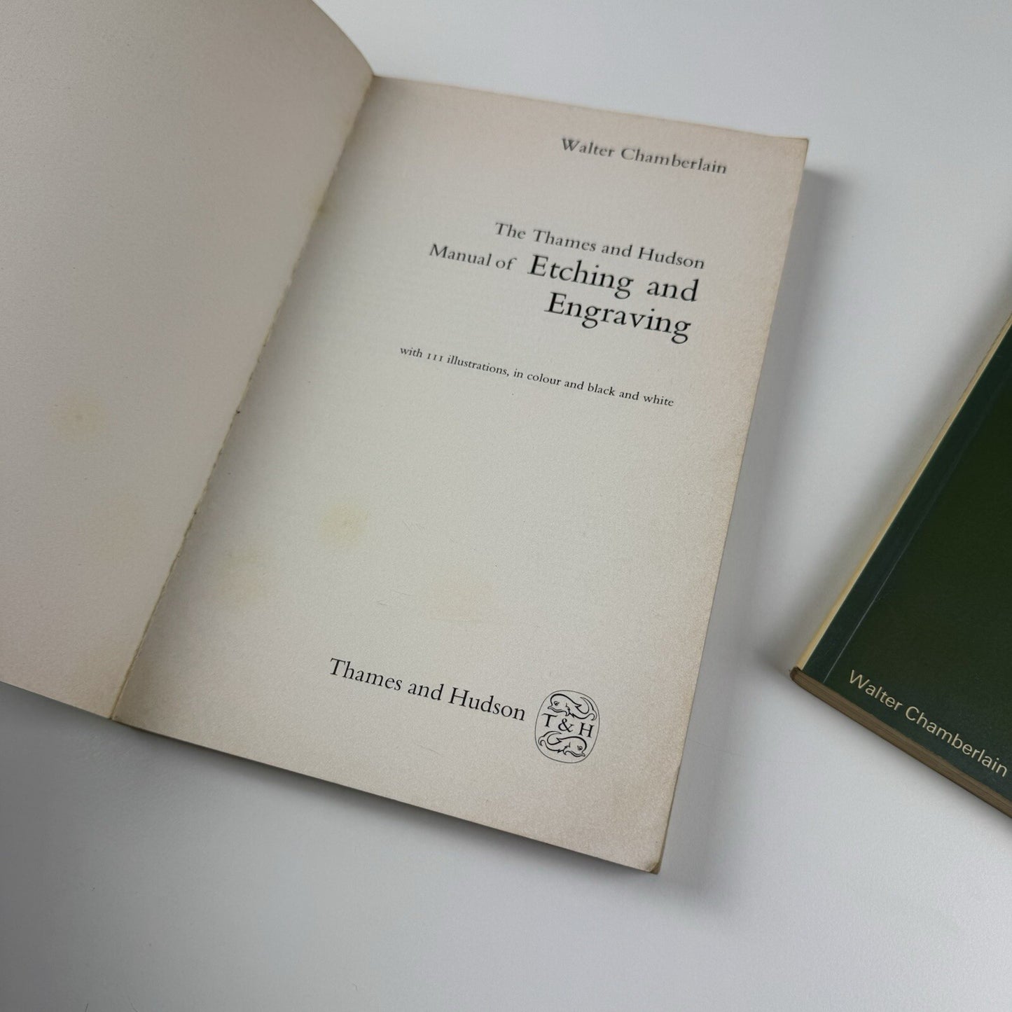 Etching and Engraving & Woodcut Printmaking by Walter Chamberlain | Two books, Thames & Hudson, 1978