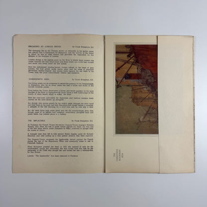 An English Portfolio by Frank Brangwyn Christmas number of The Bookman, Hodder & Stoughton, 1934