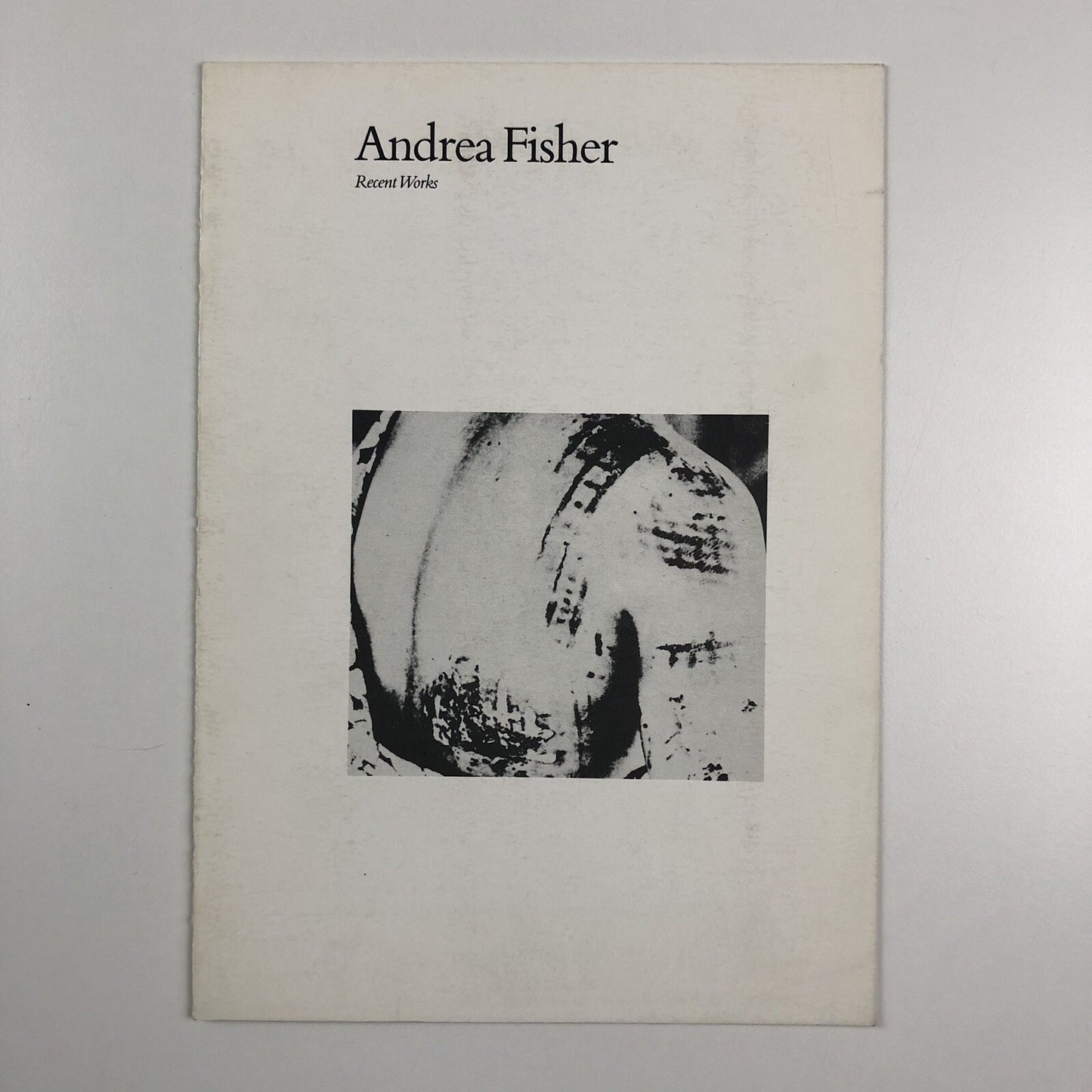 Andrea Fisher: Recent Works | Folded card | Camden Arts Centre, 1993