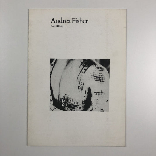 Andrea Fisher: Recent Works | Folded card | Camden Arts Centre, 1993