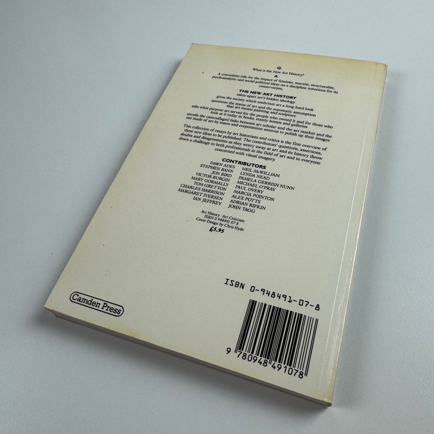 The New Art History edited by A.L. Rees & F. Borzello | Camden Press, 1986