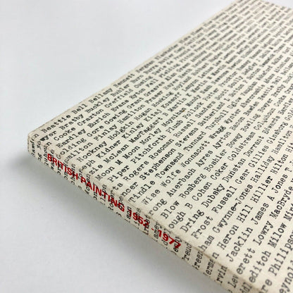 British Painting 1952-1977 Royal Academy of Arts | catalogue design by Gordon House