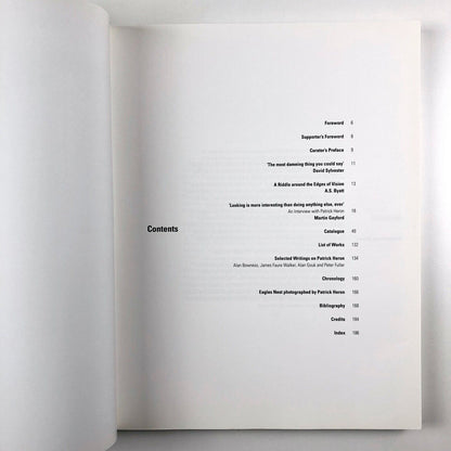 Patrick Heron | Tate Gallery exhibition catalogue, 1998 editor David Sylvester
