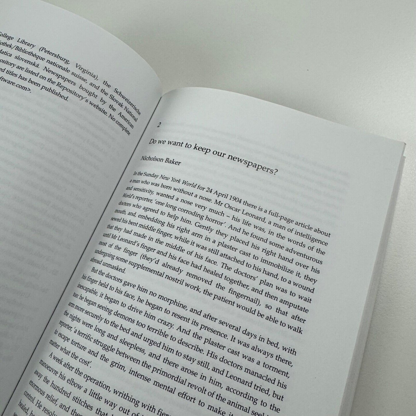 Do we want to keep our newspapers? Edited by David McKitterick. Kings College London, Office for Humanities Communication Publication 15, 2002