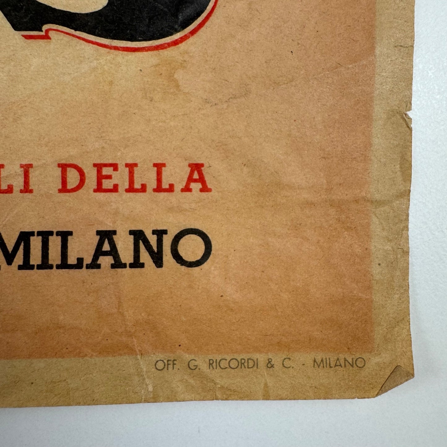 Liebig small paper advert Sàpis Compagnia Italiana Liebig 1937