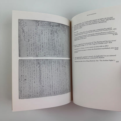 Catalogue of valuable books, manuscripts..of Richard Francis Burton | Spink 1976