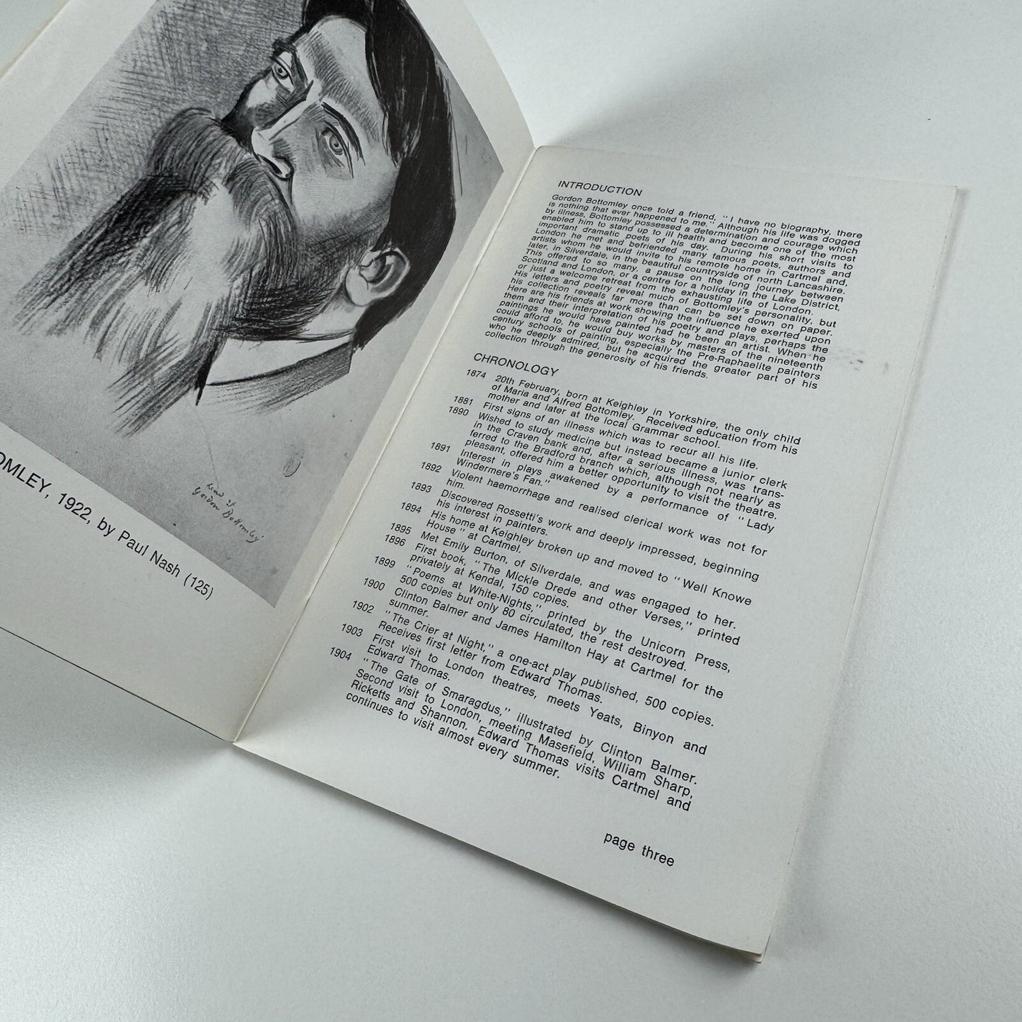Gordon Bottomley – Poet and Collector | Carlisle City Art Gallery c.1970
