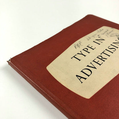 Alec Davis – Type in Advertising  | Published by Raithby, Lawrence & Company, c.1950