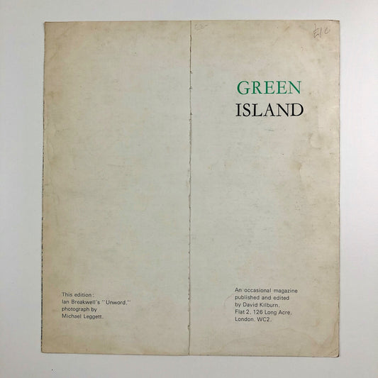 Green Island. Ian Breakwell’s ‘Unword’ Compendium Bookshop | Edited by David Kilburn 1969