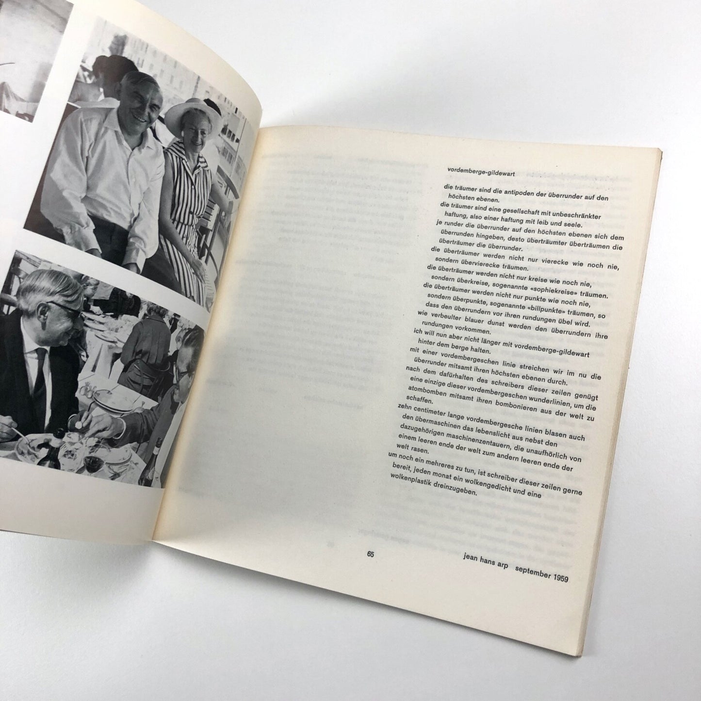 Vordemberge-Gildewart - a Visual Biography | Verlag Arthur Niggli, 1959