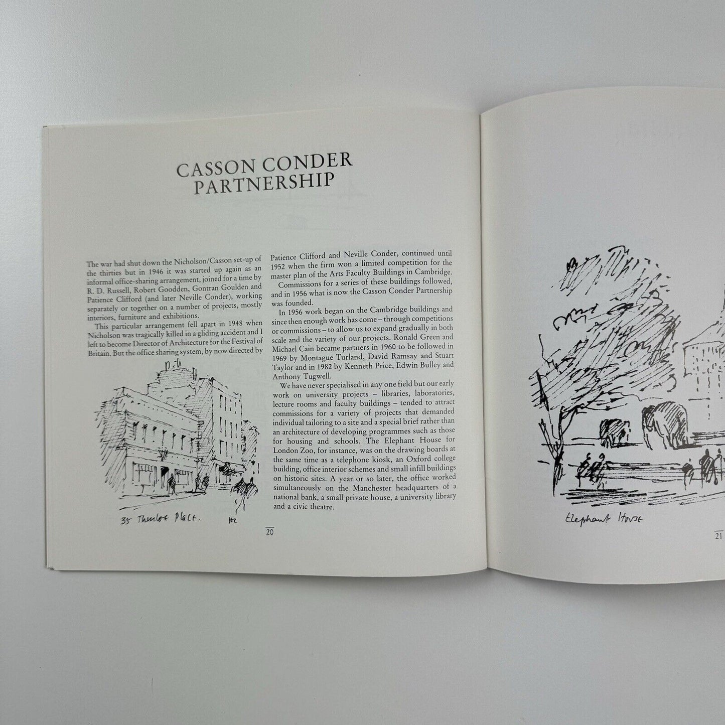 Hugh Casson. Architect etcetera | RIBA Heinz Gallery catalogue booklet, 1986