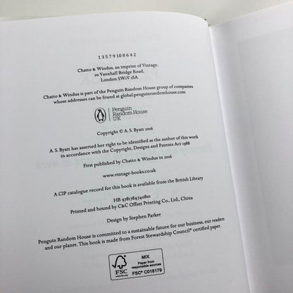 Peacock & Vine by A. S. Byatt | Penguin, 2016