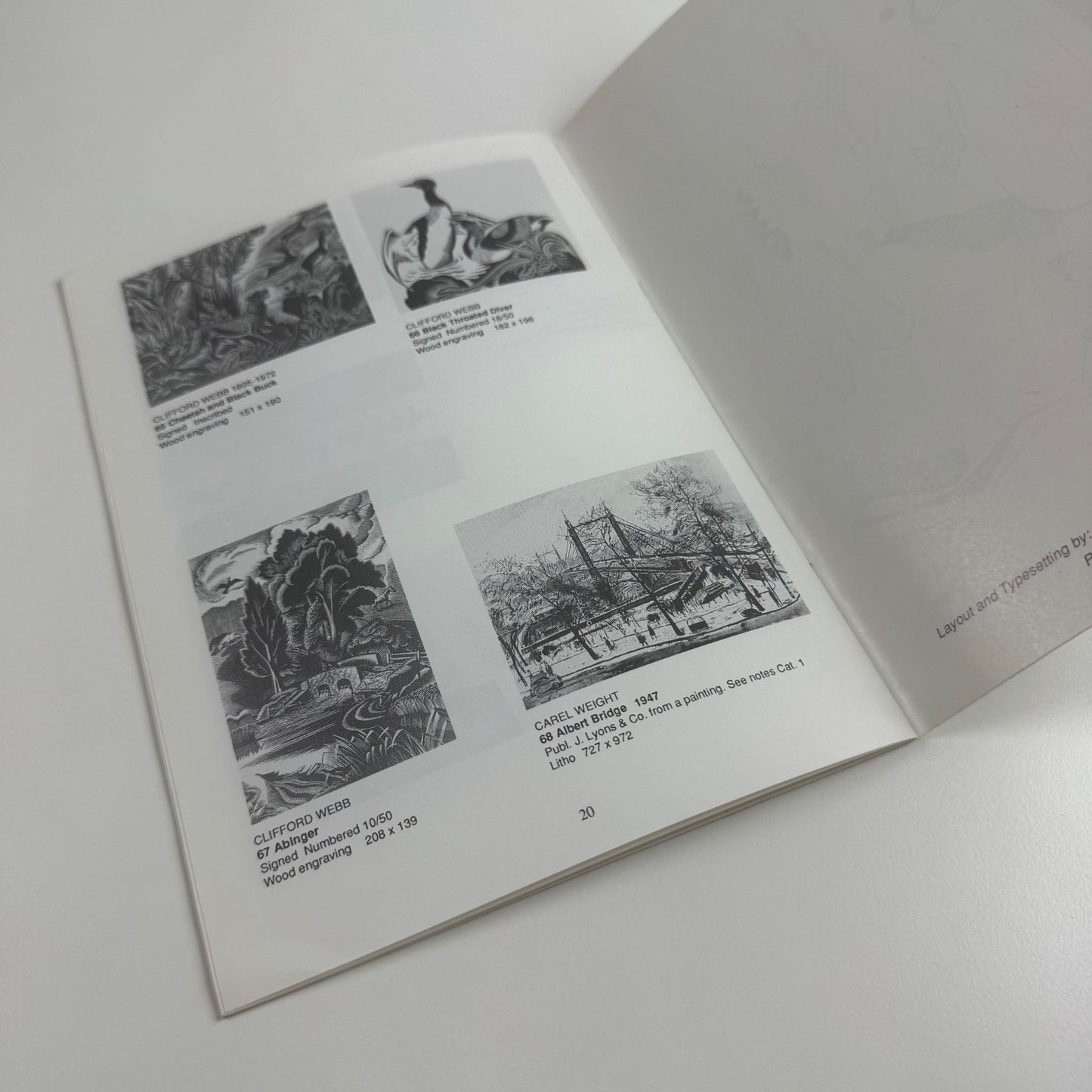 British Prints 1920-70 | Blond Fine Art December 1988