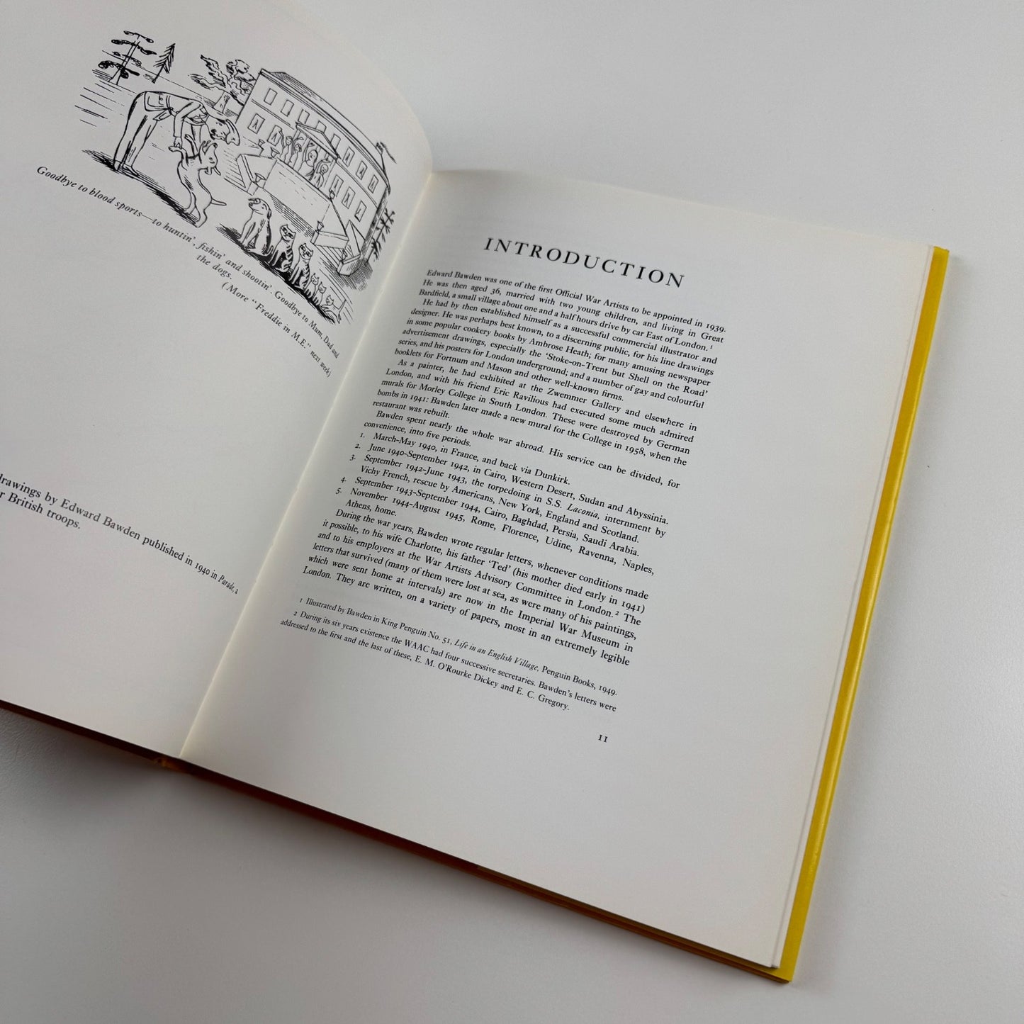 Edward Bawden. War Artist and his letters home 1940-45 ed Ruari McLean | Scolar Press 1989