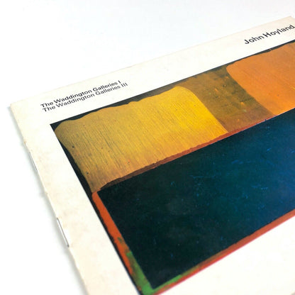 John Hoyland Paintings exhibition catalogue | The Waddington Galleries, 1970 | catalogue design by Gordon House