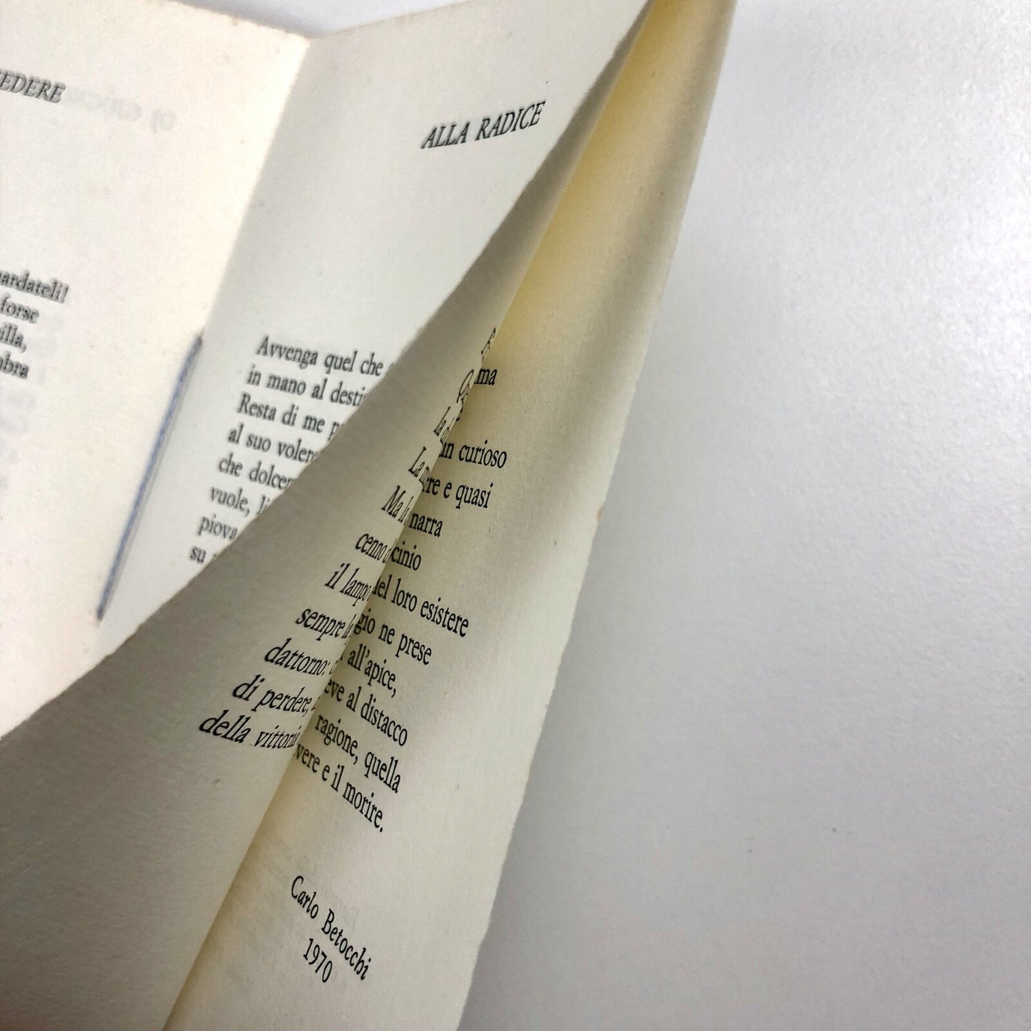 Lo Stravedere by Carlo Betocchi | Edited by Bino Rebellato / Padua, 1970