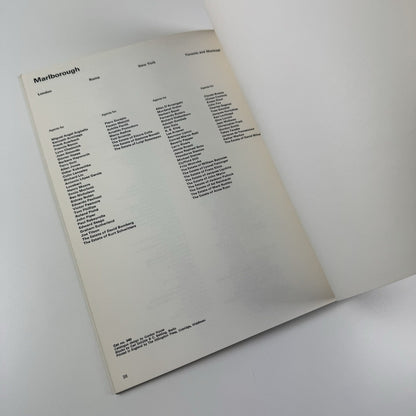 Frank Auerbach | Marlborough Fine Art | Catalogue, April – May 1974