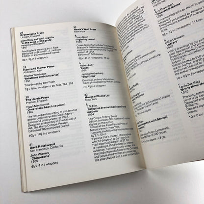 The Little Press Movement in England and America | Edward Lucie-Smith, 1968