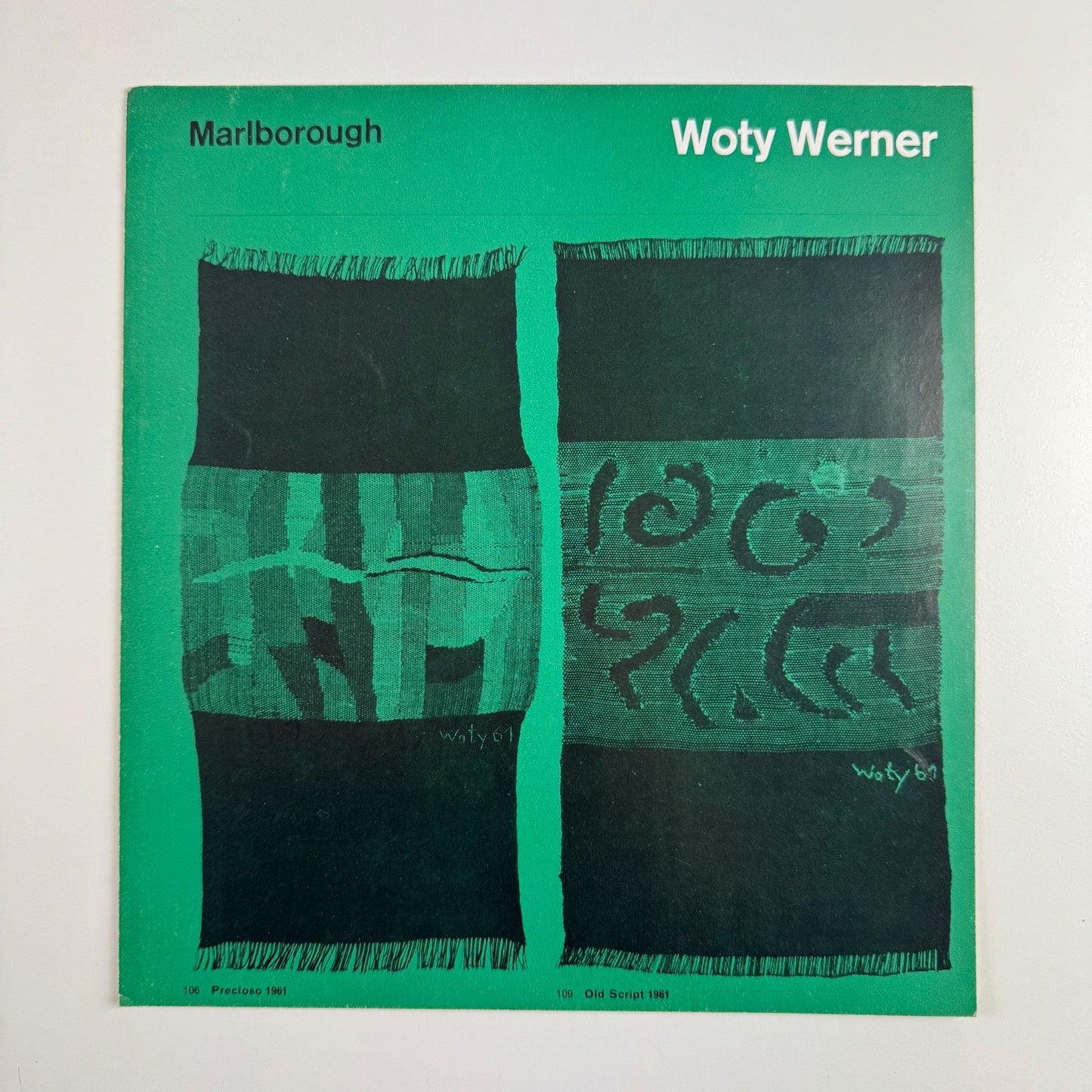Woty Werner | Marlborough Fine Art undated cat.no. 124 design by Gordon House