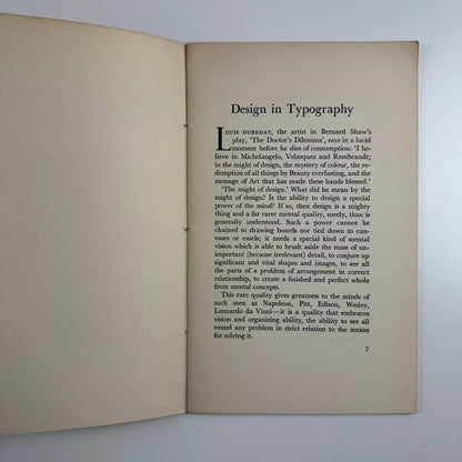 Design in Typography by John C. Tarr | Phoenix House Ltd, London, 1951
